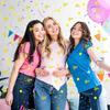 160 Pieces Baby Shower Gold Confetti Glitter Gold Party Table Decorations Crown Circle Dots Confetti Baby for Trottie Shower Parties