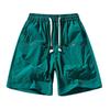 Summer Men's Digital Printed Camouflage Shorts, Flexible Elastic Cropped Sports Shorts