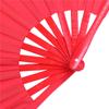 ABBY-4X Bamboo Structure Of Kung Fu Tai Chi Wushu Martial Arts Hand Fan Red