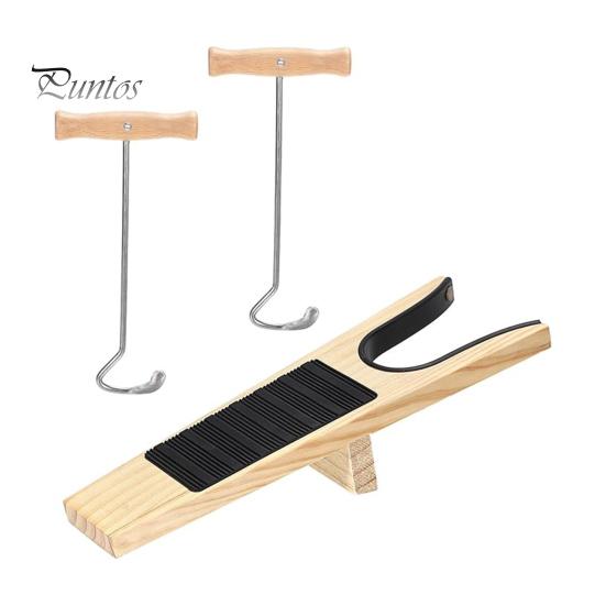 Durable Metal Shoe Lifter Boot Jack with Long Handle, Easy Removal Portable Shoehorn, Non-slip Grip Non Slip Helper Sturdy Iron Construction