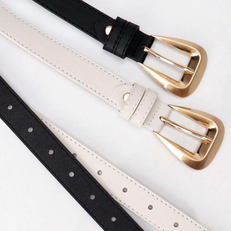 Simple Stylish Ladies Belt With Pin Buckle For Daily Casual Use