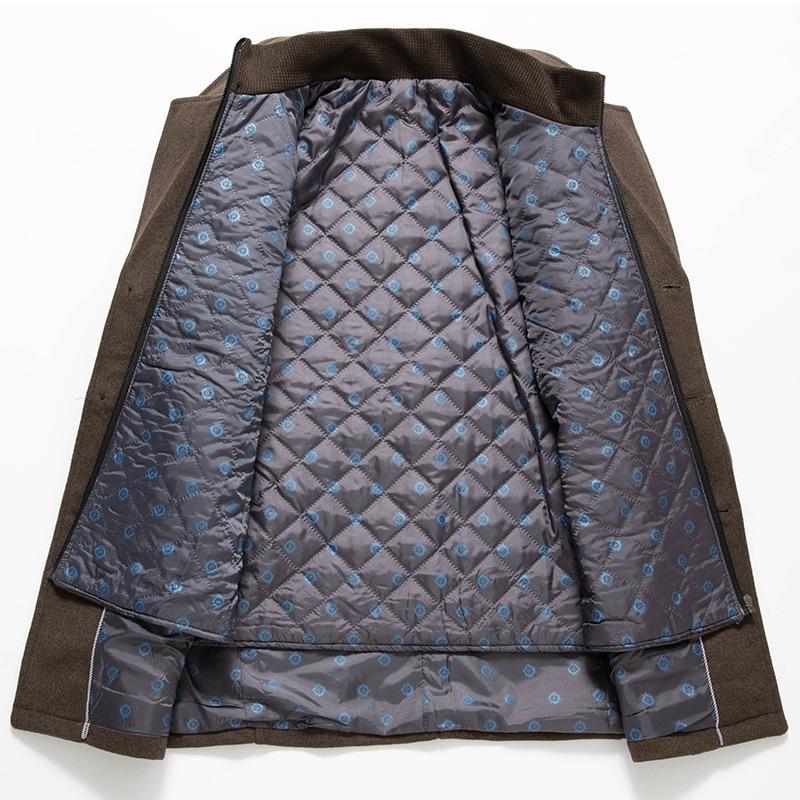 Herbst und Winter Neue Business Wollmantel Herrenmode Mantel Herren