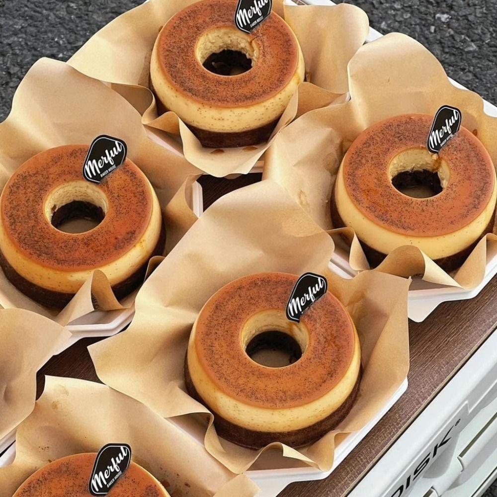 Portable Multi-size Cake Mold Aluminum DIY Doughnut Donut Mold Baking Pans Kitchen Baking Tools