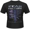 Official Fear Factory T Shirt Demanufacture Black Mens Classic Rock Metal Tee Unisex T-Shirt