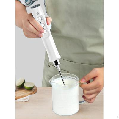Electric Milk Frother 3 Speeds Cappuccino Whisk Handheld Egg Beater Mixer Blender