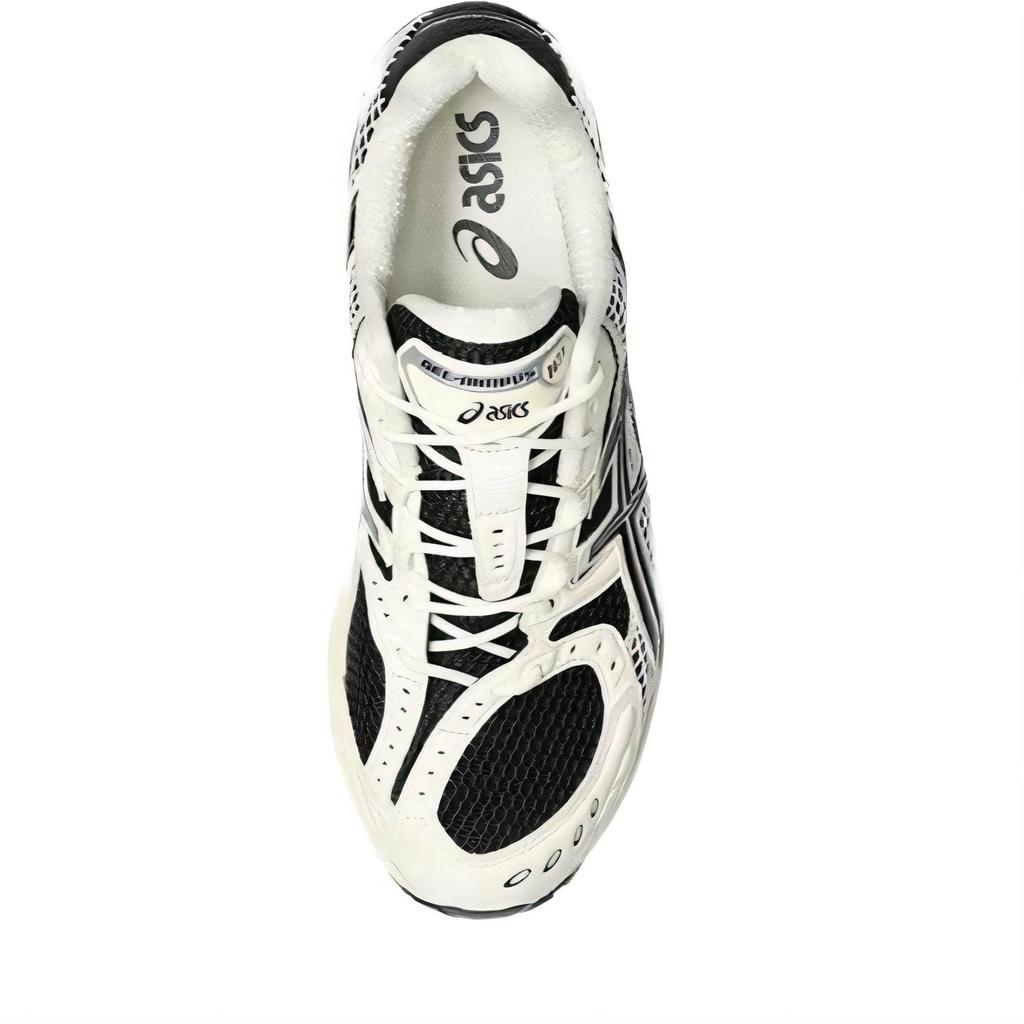 Asics Gel-Nimbus 10.1 Comfortable Fashion Versatile Sports Low-Top Running Shoes Unisex Sneaker Black Cream-White 1203A877-001