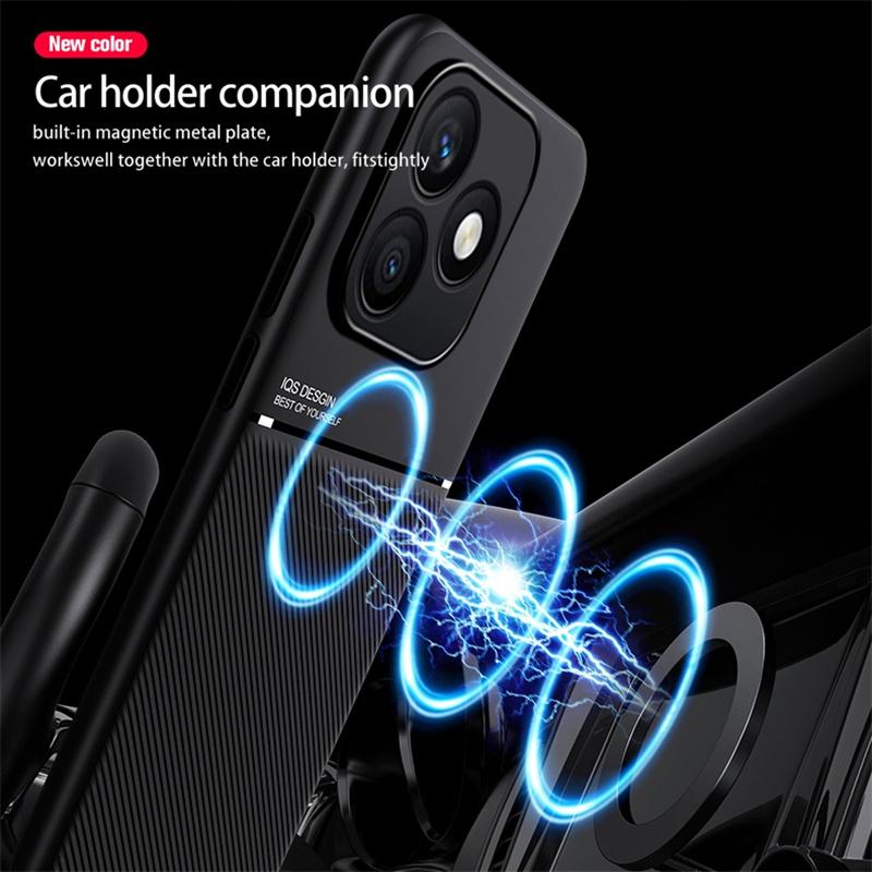 Robuste Anti-Rutsch-Hülle für Honor X8d Schutzhülle Magnetischer Saug-Halter Coque Fundas Capa
