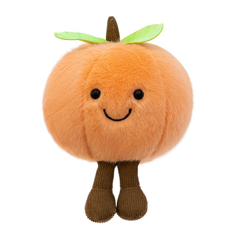 Peach Plush Toy Soft Stuffed Animal Kids Cartoon Character Gift For Children