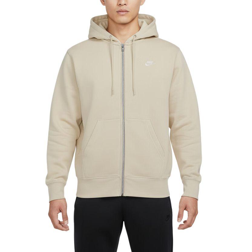 Nike Jackets Men s Light Khaki Hooded Moderate Other FN3862-229 2XL