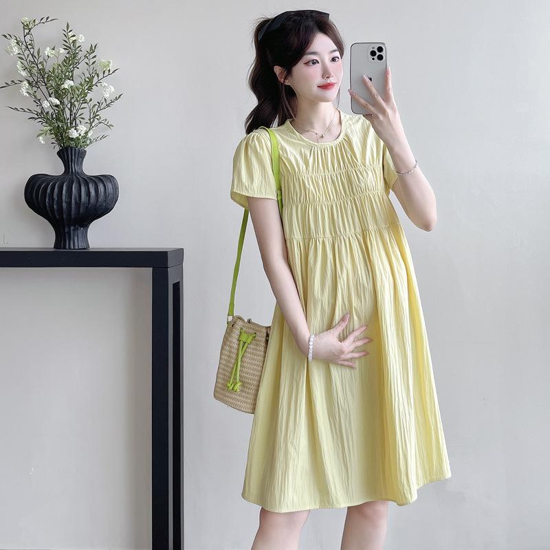 2026 Summer Chic Maternity Dress: Elegant, Comfortable, and Slimming for Trendy Moms L