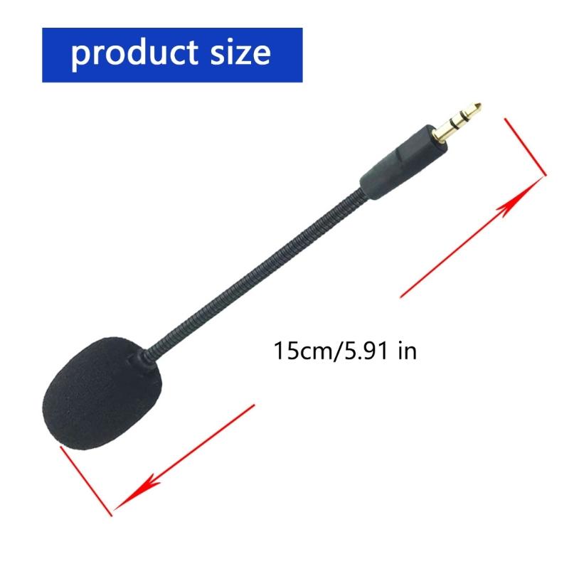 Detachable Mic with Sponge For Cloud Orbit S Gaming Headphone Feature Noise Reduction and Clear Voice Transmission
