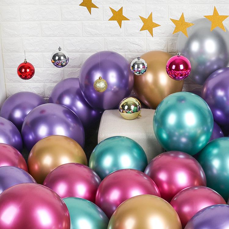 Mixed Metal Balloons: 5, 10, 12, 18, 36-Inch Party Decorations