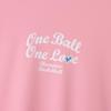 Champion Short Sleeve Pale with a Round Quick Antibacterial and Odor and Breathable Design with a Graphic Logo Print Women's T-Shirt, CW-CB327, Pink,