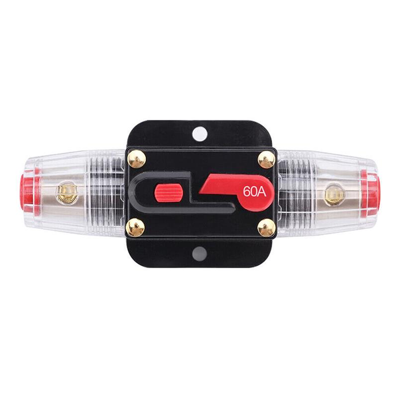 

Автоматический выключатель 40 50 60 AMP, двойной аккумулятор, водонепроницаемый, IP67, предохранитель 12 В 24 В, ручной сброс 60A