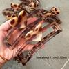 Heart Hair Claw Clips Leopard Print Large Hair Claw Retro Geometric Barrettes  Headwear