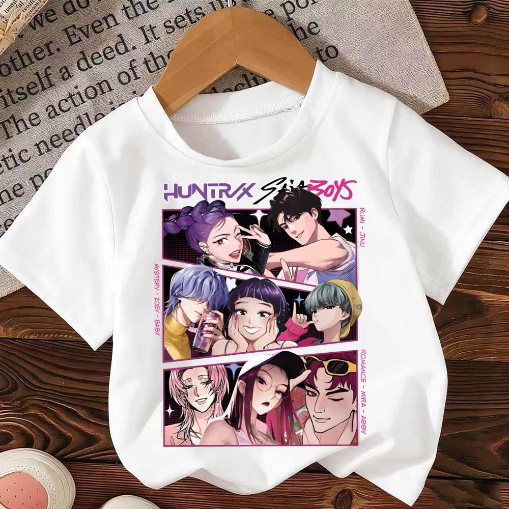 Summer Children s Printed Short-sleeved Casual Fashion T-shirt 110