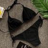 Two-piece Floral Bikini Swimsuit Tied for the Beach, Pool, L Two-piece Floral Bikini Swimsuit Tied for the Beach, Pool, L