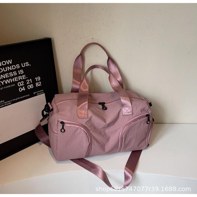 Japanese fashion one-shoulder travel bag color versatile men's and women's casual handbag 2025 new large-capacity crossbody bag