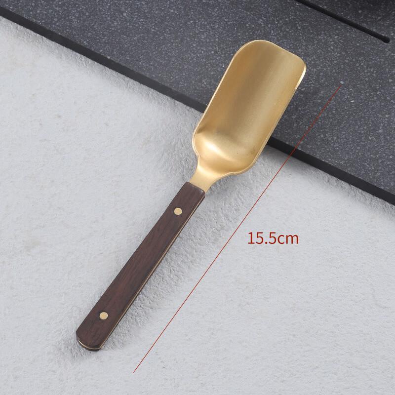 Pure Brass and Ebony Tea Ceremony Six Gentlemen Set Set