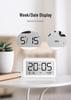 Compact Digital Alarm Clock: Multifunctional Mini Electronic Clock for Bedside or Desk, Ideal for Students (Model Q118)