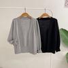 Honey J Zeon No Collar Rib Open Knit Cardigan 2 Colors