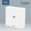 Ultra-Thin One-Way Multi-Control Electrical Surface Switch & Socket Panel with Box