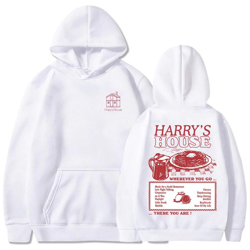 Sudaderas Kid Harpoon Hoodies Harry's House Long-sleeved Gothic Soft Sweatshirt With Pocket Grunge Clothes Moletom Fleece Hoody