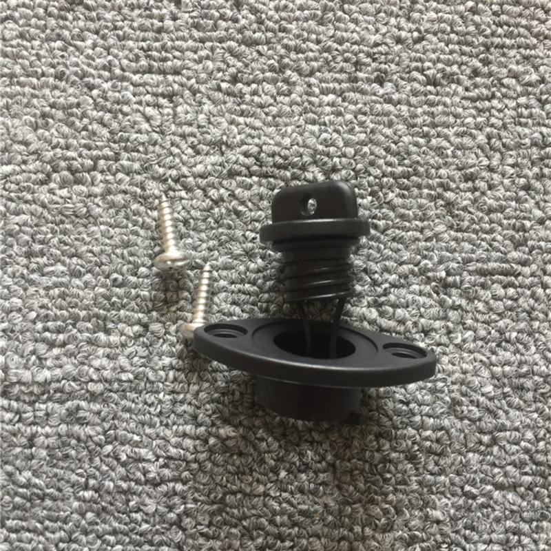 Universal Standards Self Retaining Black Nylon Marine Boats Yacht Drain Plug Kayak Hull Transom Bung Replacement