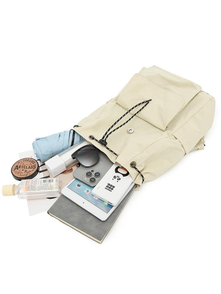 Korean-Style Large Capacity Drawstring Backpack for Outdoor Sports & Casual Use