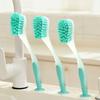 Suction Cup Dishwashing Brush Vertical Tool Brush Durable Sink Cleaning Scrub  Kitchen