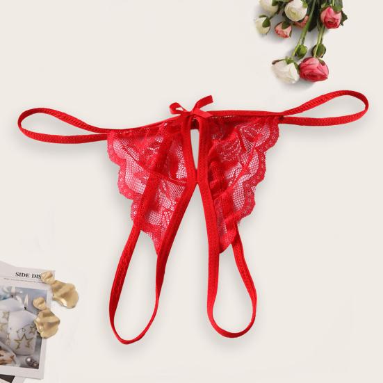 Tanga so sexi otvoreným rozkrokom, tenké, štýlové, jedna veľkosť, dámske, na medové týždne