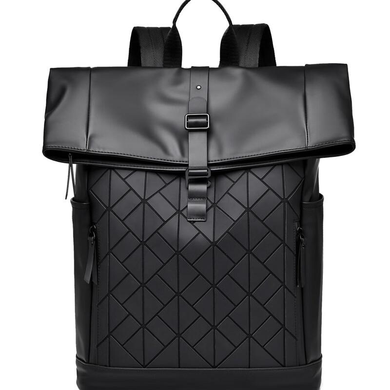 REWELL Men's Geometric Rhombus Fashion Backpack