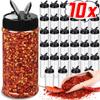 Transparent Seasoning Bottles Plastic Spice Jars with Shaker Lids Home Kitchen Empty Salt Pepper Condiment Barbecue Container