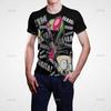 Cartoon Anime Invader Zim T Shirt Men Summer Short Sleeve Cool 3D Print T-shirt Funny Dib Membrane Tops Tee Clothes