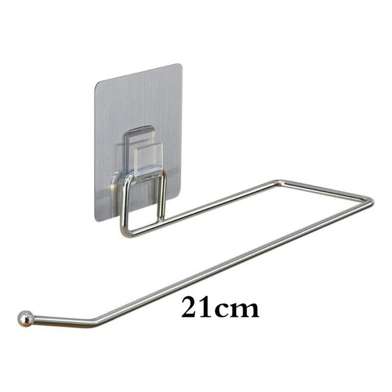 Kitchen Paper Holder Hanger Tissue Roll Towel Rack Hanging Organizer Storage Hook Holder