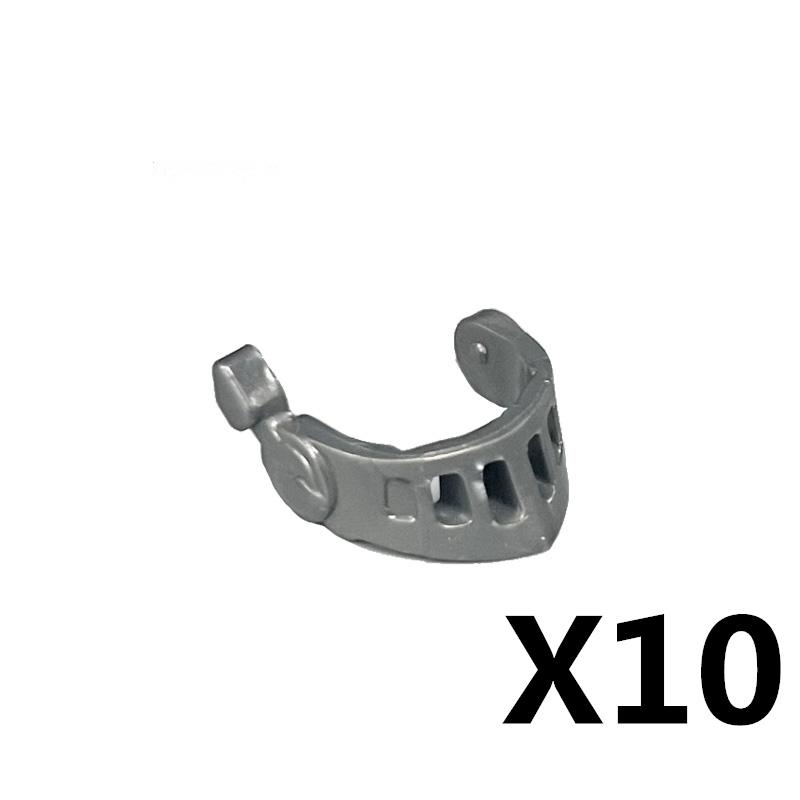 MOC Medieval Knight Building Block Helmet Mask Soldier Weapon Short Trident Shoulder Armour Vest Gun Hoe Axe Sword Toy Gift K127