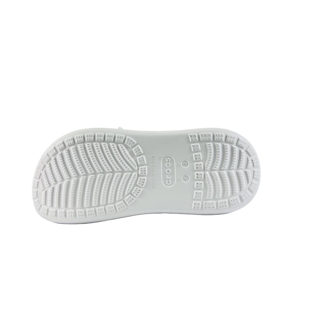 Crocs Crush Clog EVA Walkman Fashionable and Versatile Comfortable Casual Classic Hole Shoes Unisex White