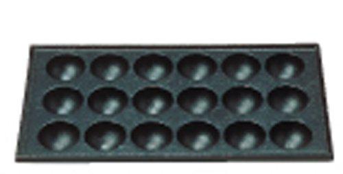 

Sanwa Seiki Takoyaki Iron Plate, 18 Holes (Large Takoyaki), Cast Iron, GTK09