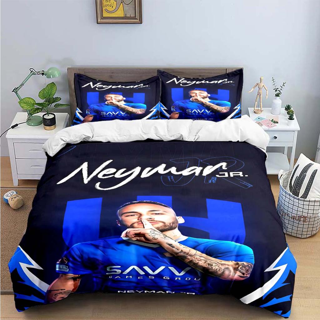 No Star Fashion Football 10 Nneymar Print Bedding Sets Bed Supplies Set Duvet Cover Bed Comforter Set Bedding Set Luxury Gift
