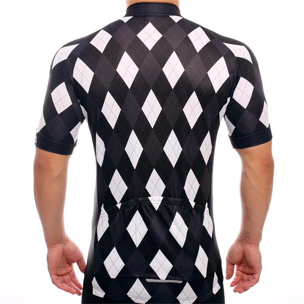 Summer Short Riding Bicycle Cycling Clothing Set Men Sport Jerseys Suits Black Bib Pants