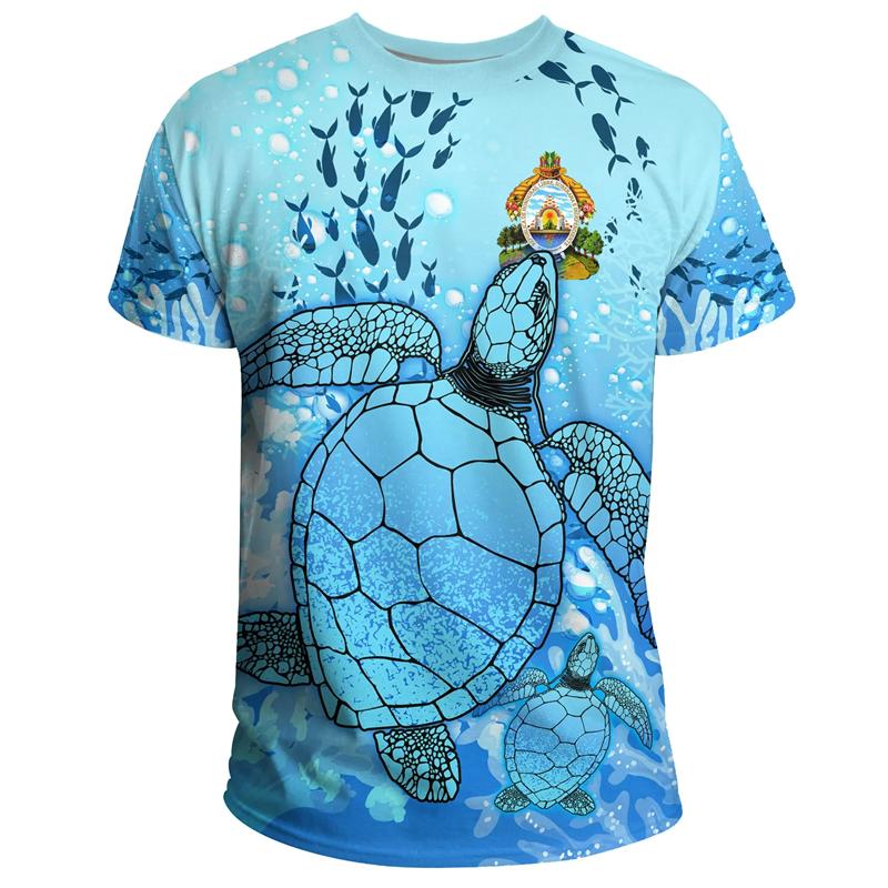 Honduras Flag Map 3D Printed T Shirt for Men Clothes Fashion Male T-Shirt National Emblem Tshirt Independence Day Tee Women Tops