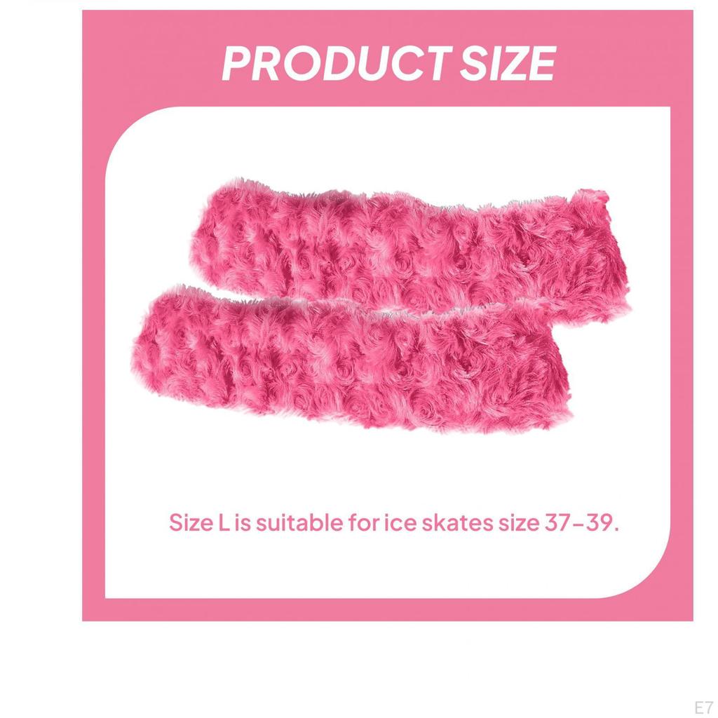 2 Pieces Ice Skate Covers Guards Portable Sleeves Comfortable Versatile Skating for