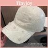 Embroidered Flower Baseball Cap With Curved Visor For Spring Summer Outdoor Wear