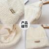 Front And Back Wearing Cat Ears Knitted Hat Children'S Season Fleece Thickened Cold-Proof Headgear Warm Ear Protective Wool Hat