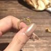 Retro Court style pink Zircon ring light luxury exquisite rings for women party wedding high quality classics