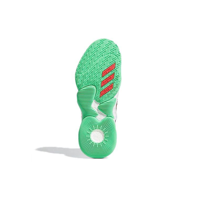 Adidas Pantofi unisex de Crăciun Trae Young 1 Verde Screaming-Verde Vivid-Roșu GY0305