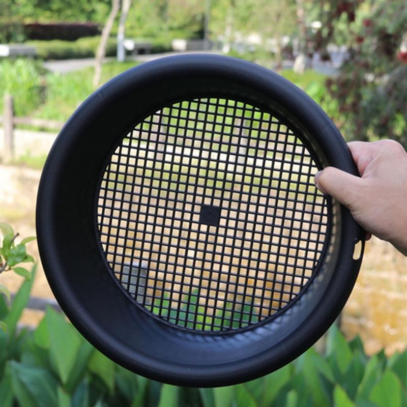Soil Sifter Plastic Soil Sieve Filter Mesh for Soil Stone Sifting Filtration Home Garden Flower Plant Nursery Tool