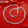925 Sterling Silver Tassel Bead Necklace - Banquet Gift Jewelry