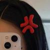 2er-Pack Plüsch Wütende Ente Haarspange Wassertropfen Häkeln Wollmütze Personalisierter Stil Kreative Haarspangen