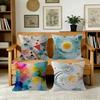 Modern Abstract Watercolor Personalized Pillow Cover Kids Bedroom Wild Party Decor Pillowcase Kid Birthday Shower Gift